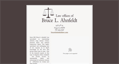 Desktop Screenshot of ahnfeldtlaw.com